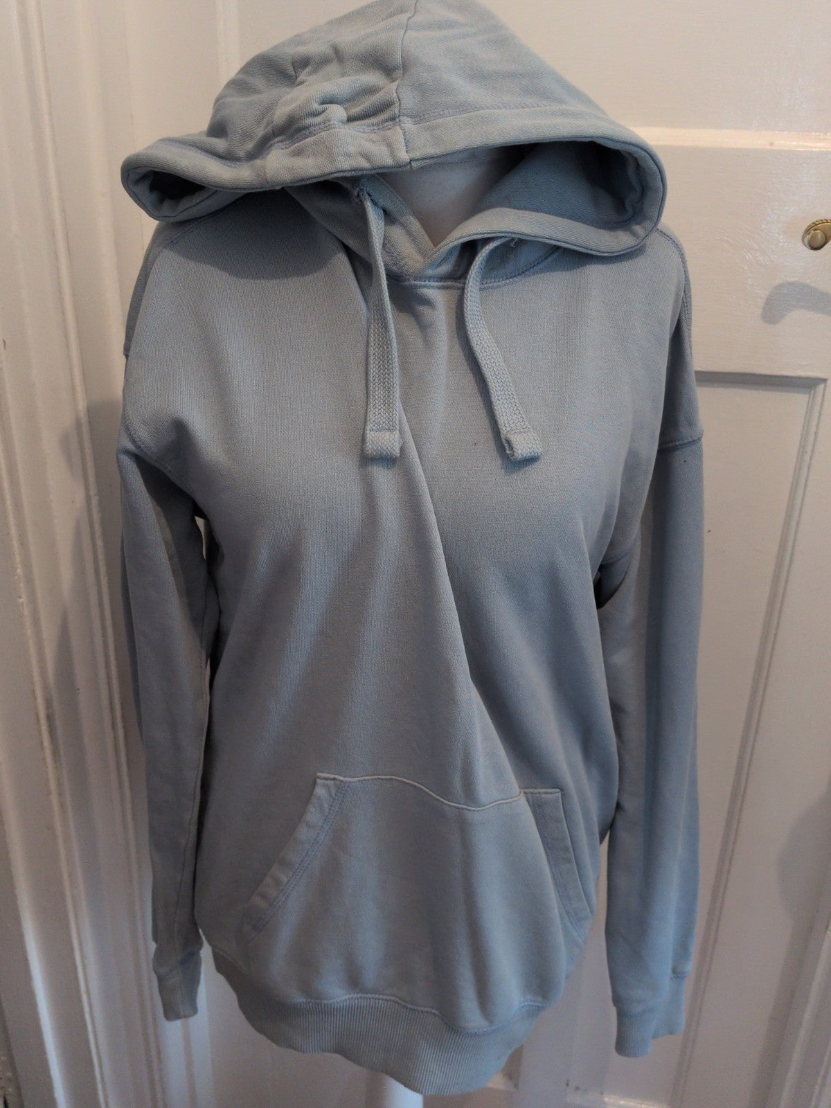 Primark M Aqua Pale Blue Long Sleeve Pullover Hoodie