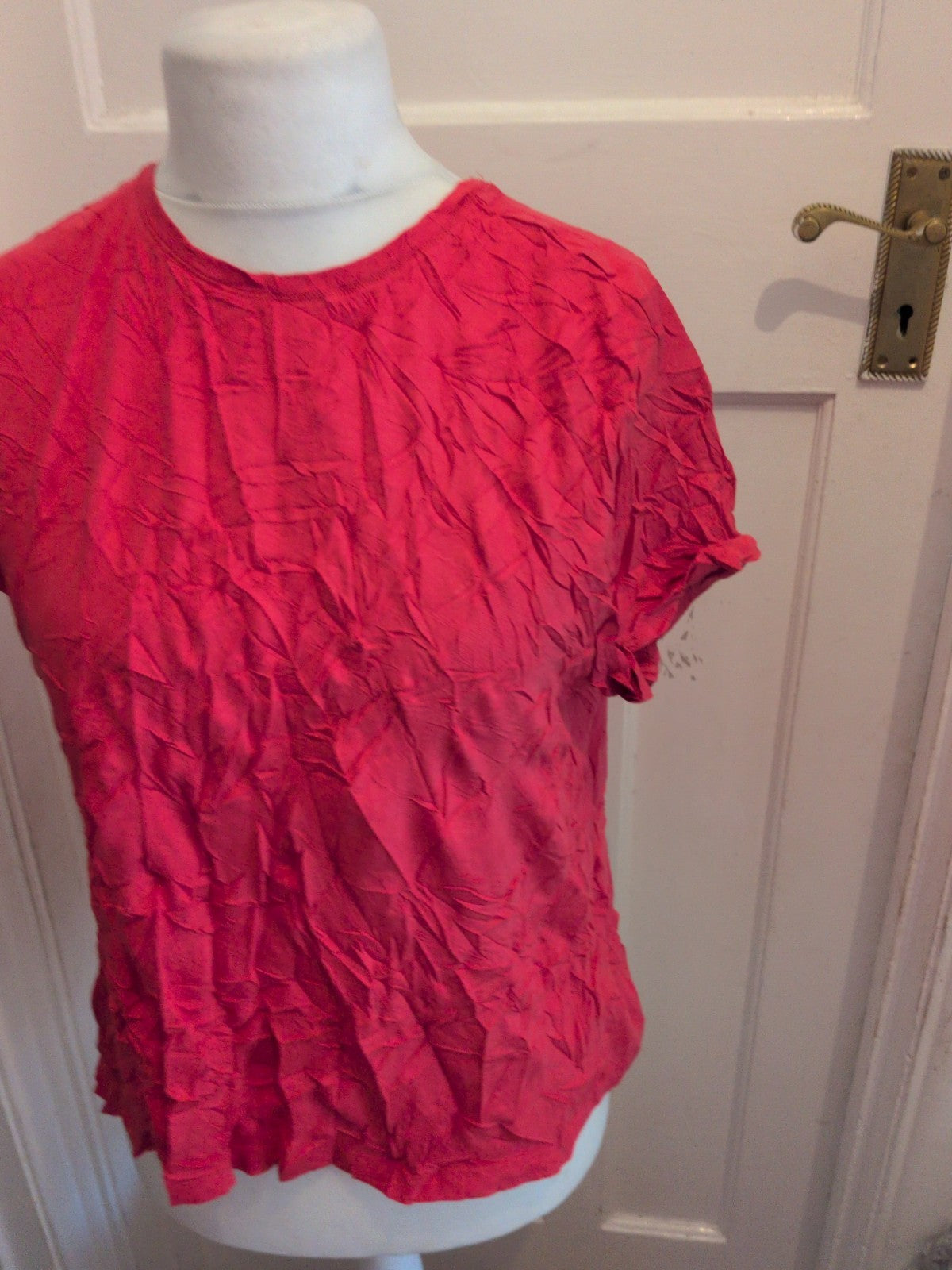 M&S Large Red Short Sleeve Tee