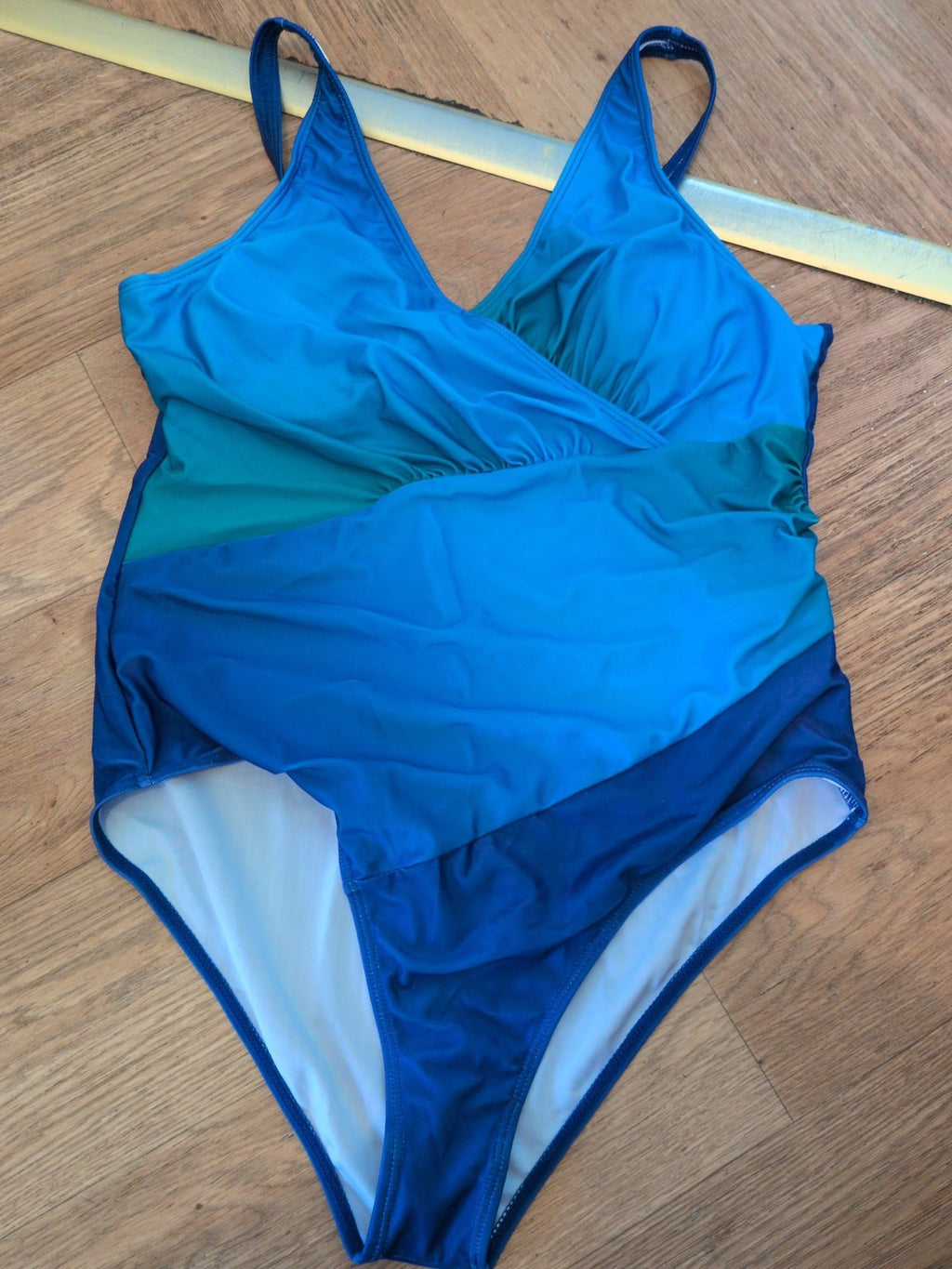 3XL Blue Toned Swimming Costume