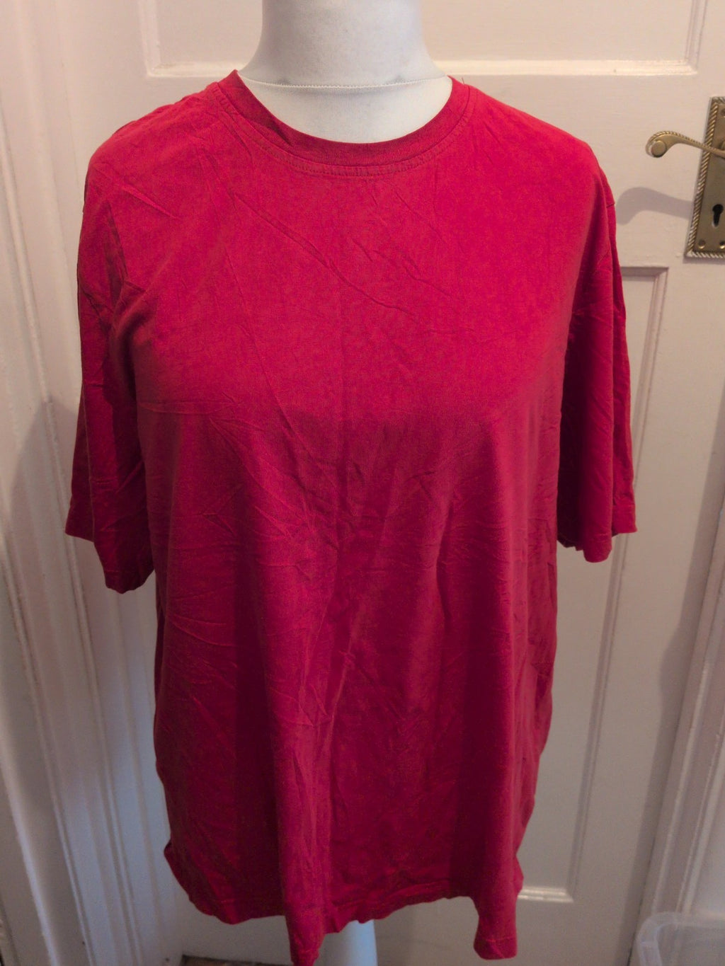 George 3XL Red Short Sleeve T-shirt