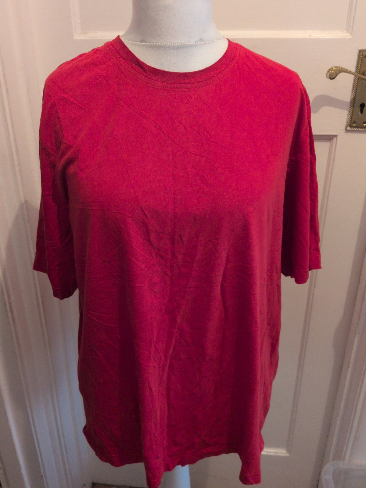 George 3XL Red Short Sleeve T-shirt
