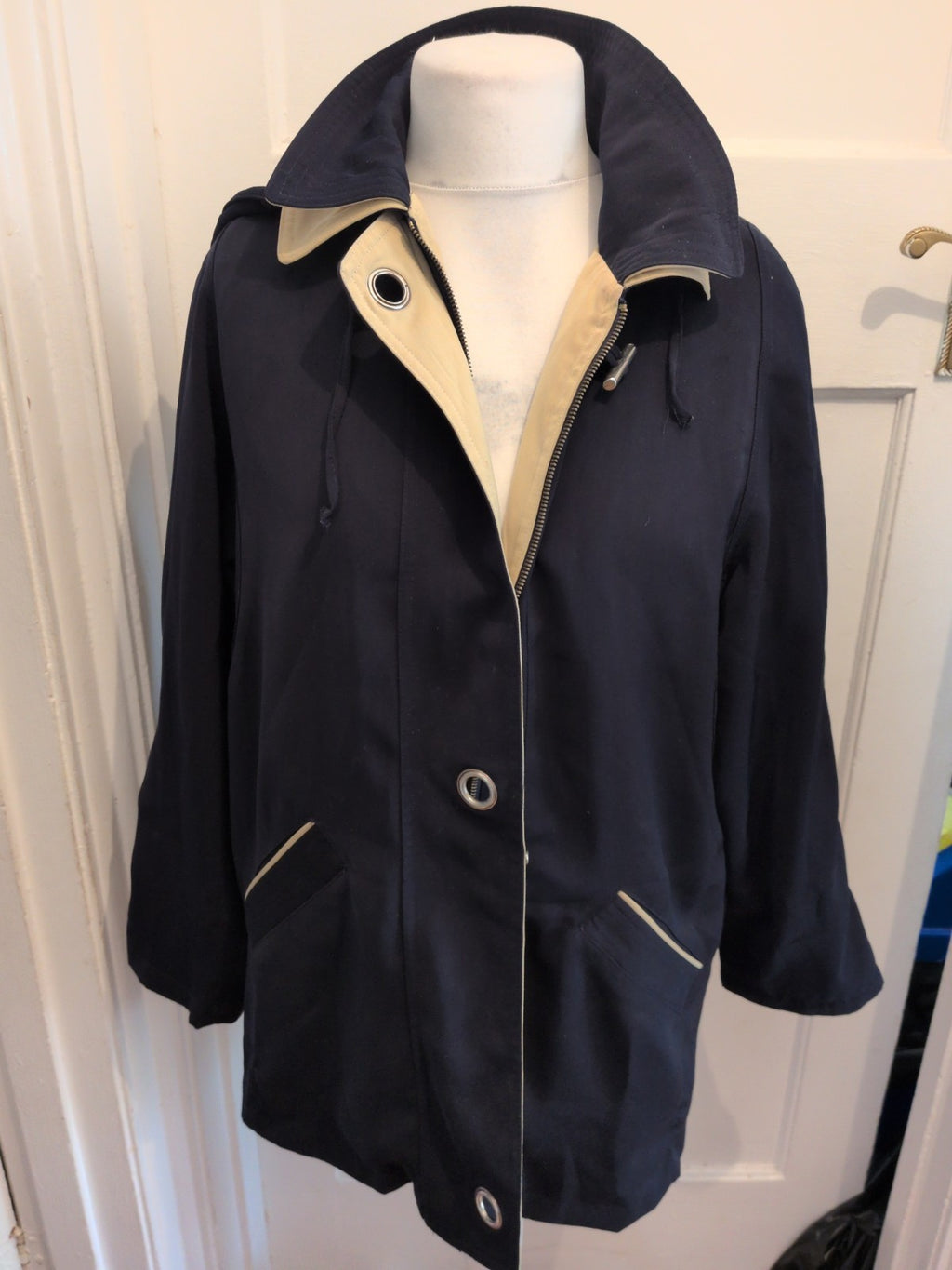 David Barry 14 Navy Full Zip Jacket Coat