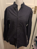 M&S XL 360⁰ Flex Slim Fit navy Long Sleeve Shirt