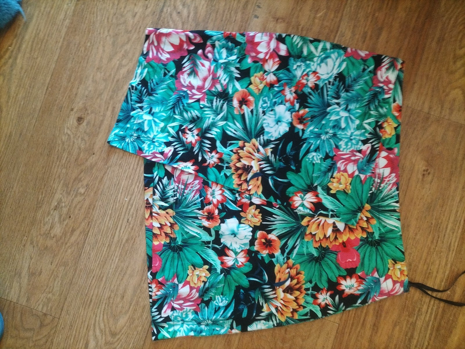 Ladies Size Small Multi Coloured Floral Mini Wrap Style Skirt