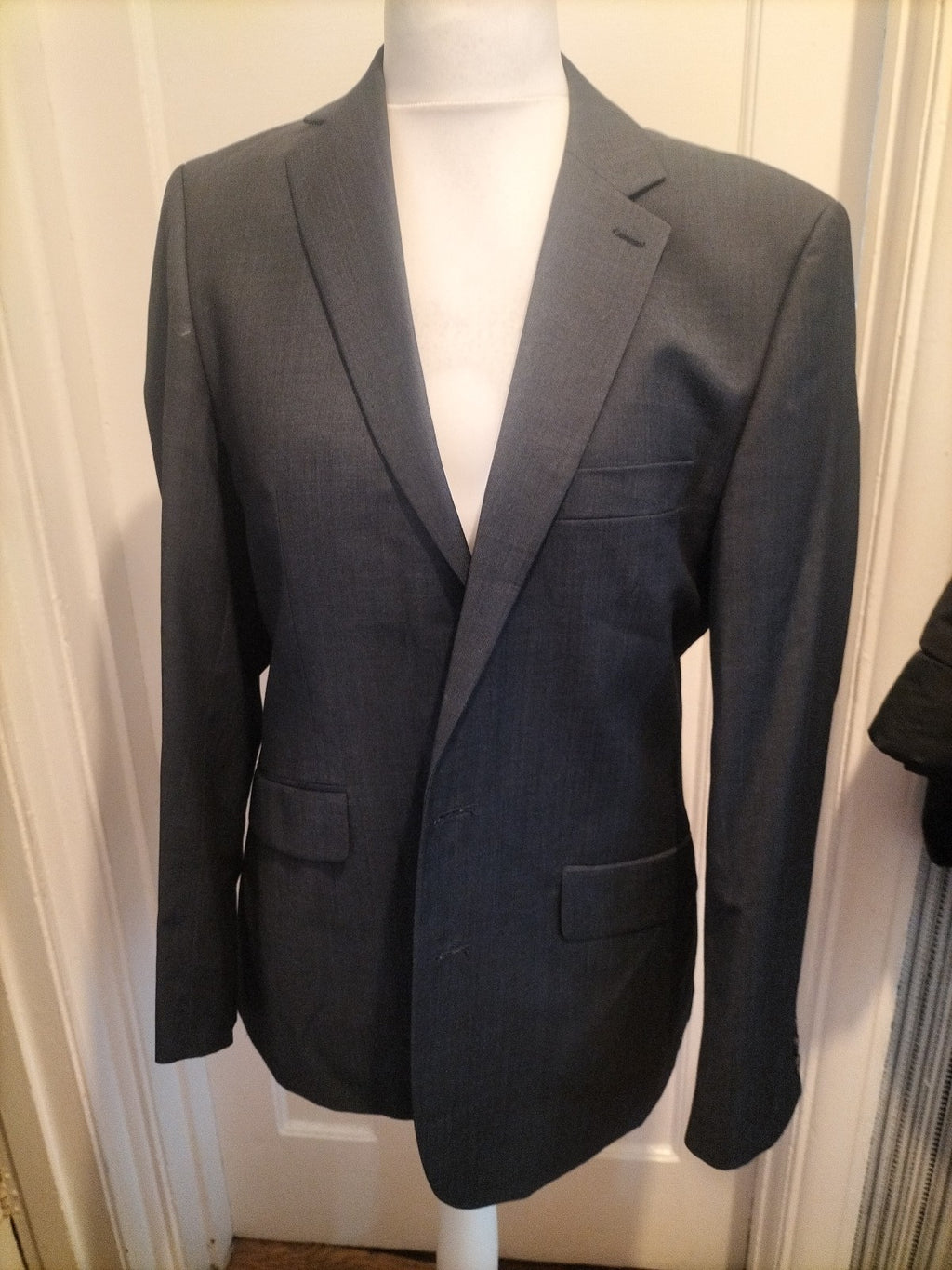Mens Jeff Banks 2 Piece Suit 40in Blazer 36in Waist Regular Trousers