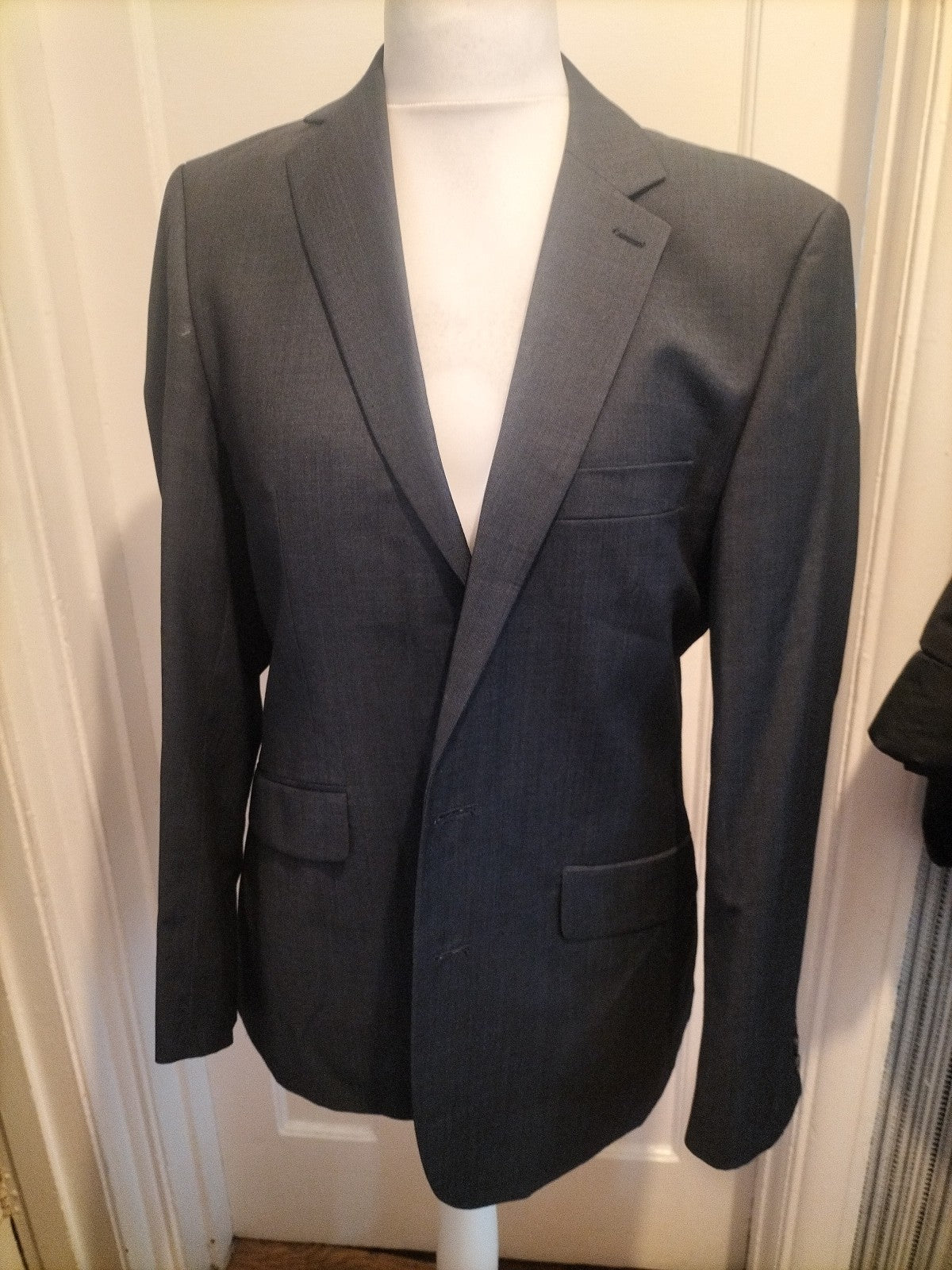 Mens Jeff Banks 2 Piece Suit 40in Blazer 36in Waist Regular Trousers