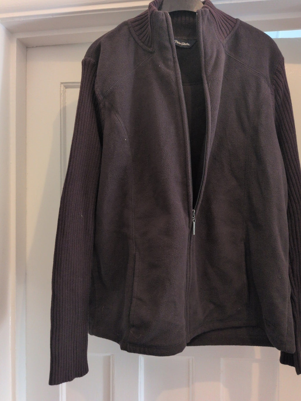 Peter Storm Medium Dark Brown Full Zip Jumper