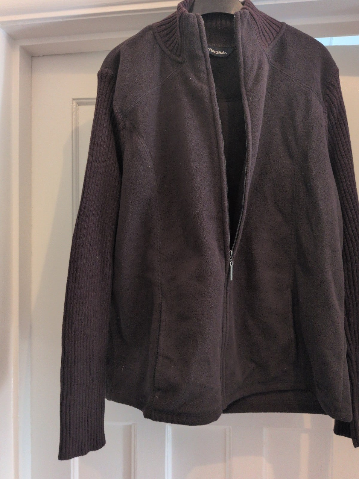 Peter Storm Medium Dark Brown Full Zip Jumper
