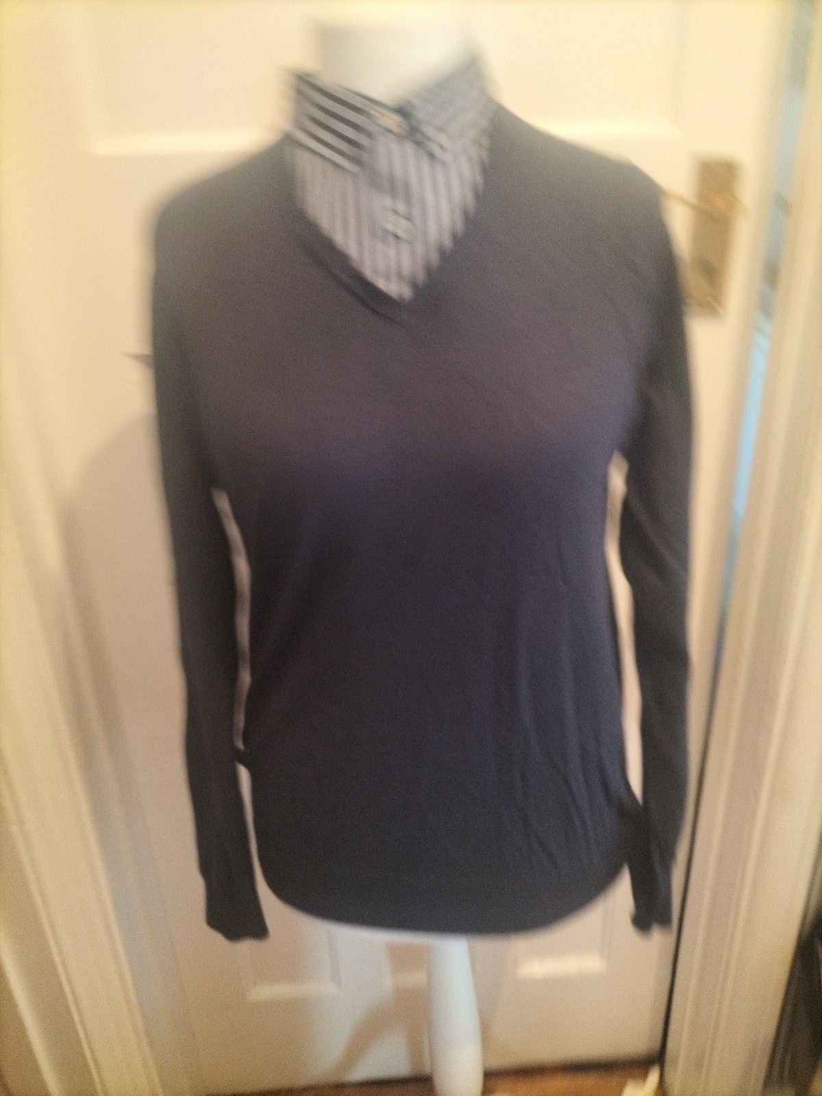 Mens Autograph Size Small Navy Polo Jumper Long Sleeve