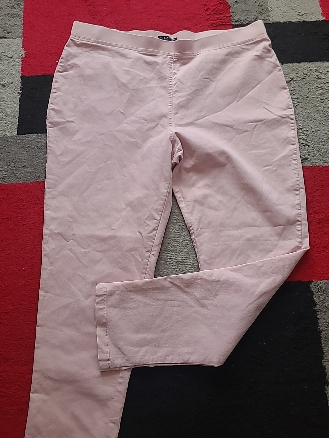 Ladies Viz.a.viz Size Large Baby Pink Jegging