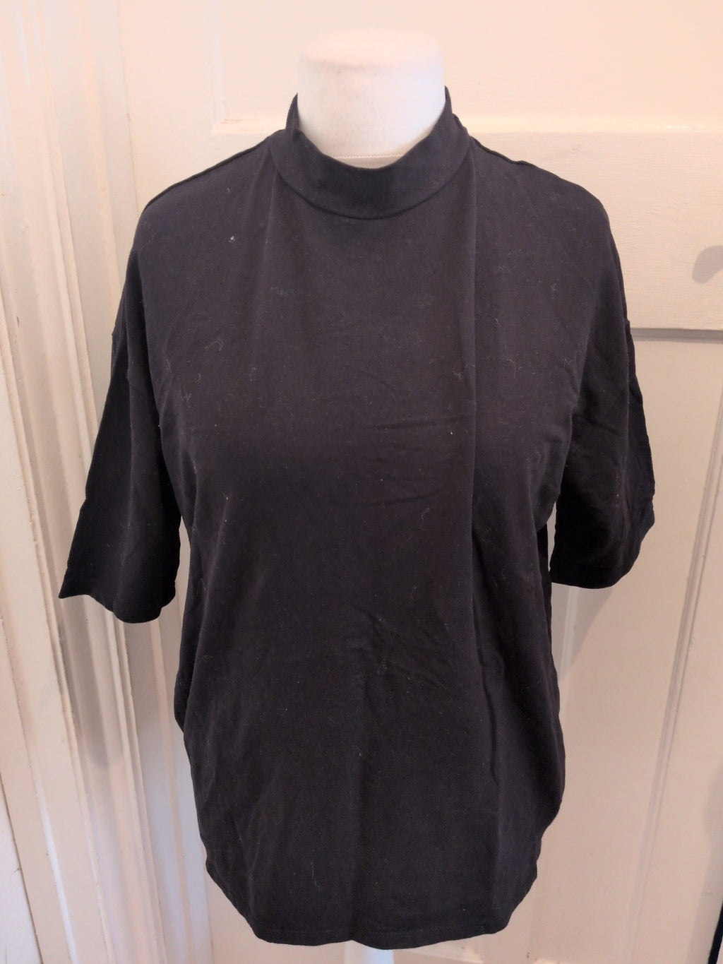 4XL Black Ladies T-shirt Short Sleeve