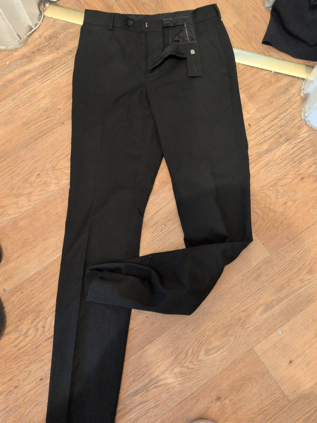 Tu 28x33 Black Slim Fit Trousers