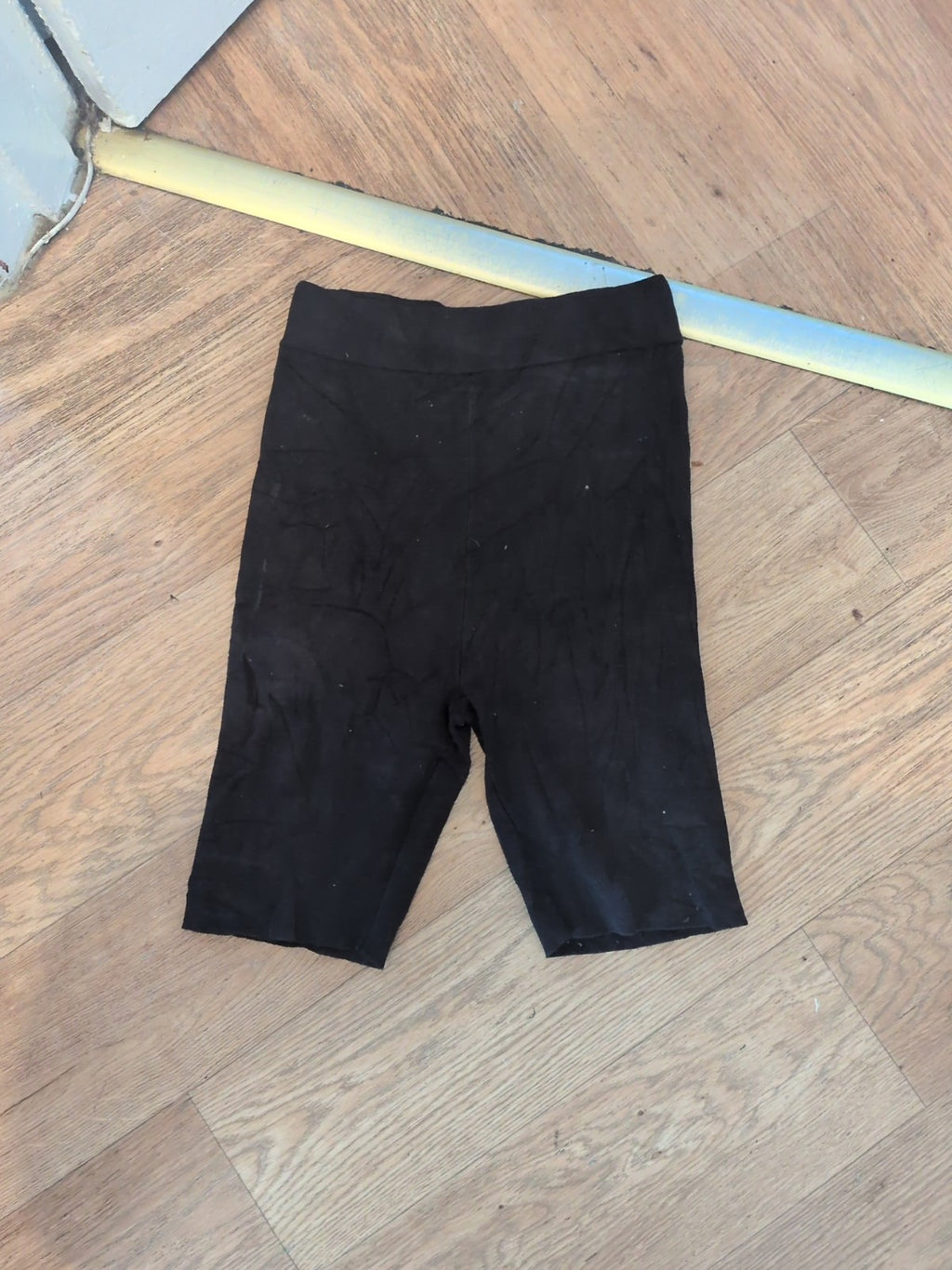 Primark 6-8 Black Stretch Biker Shorts