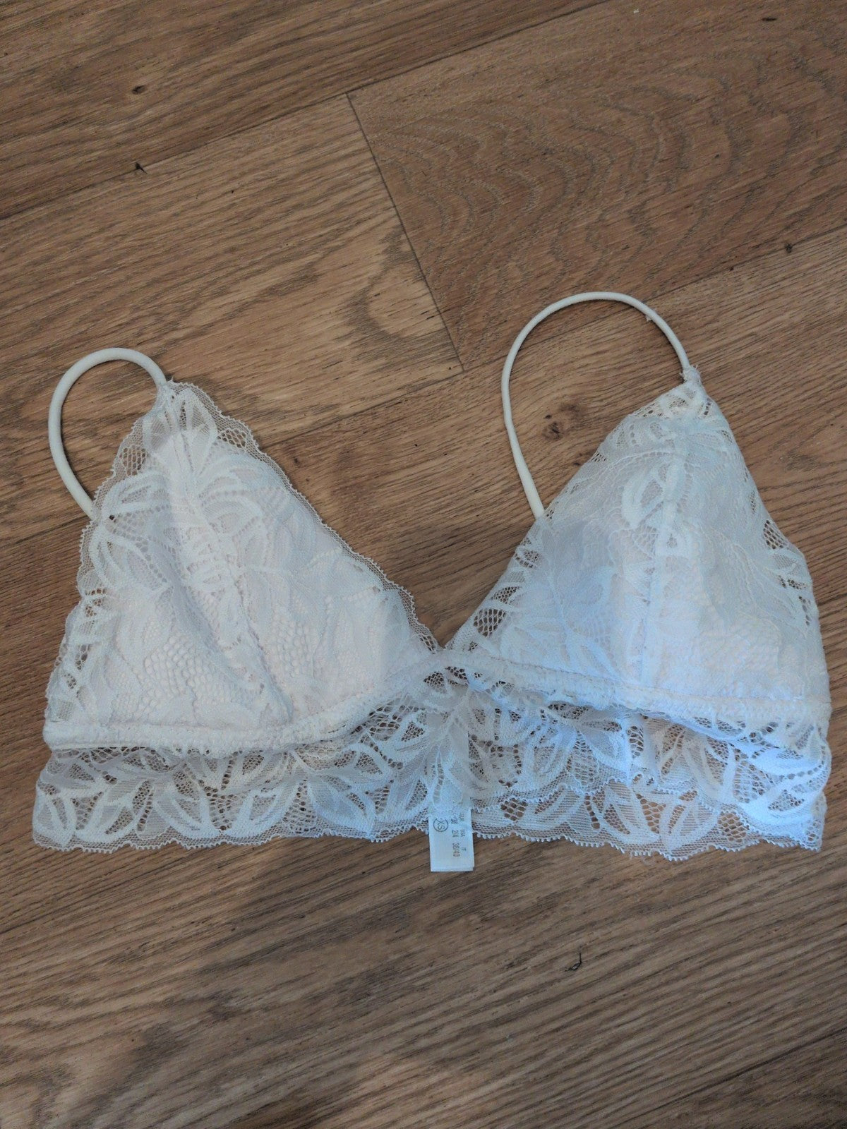 Primark XS White Lace Bralette