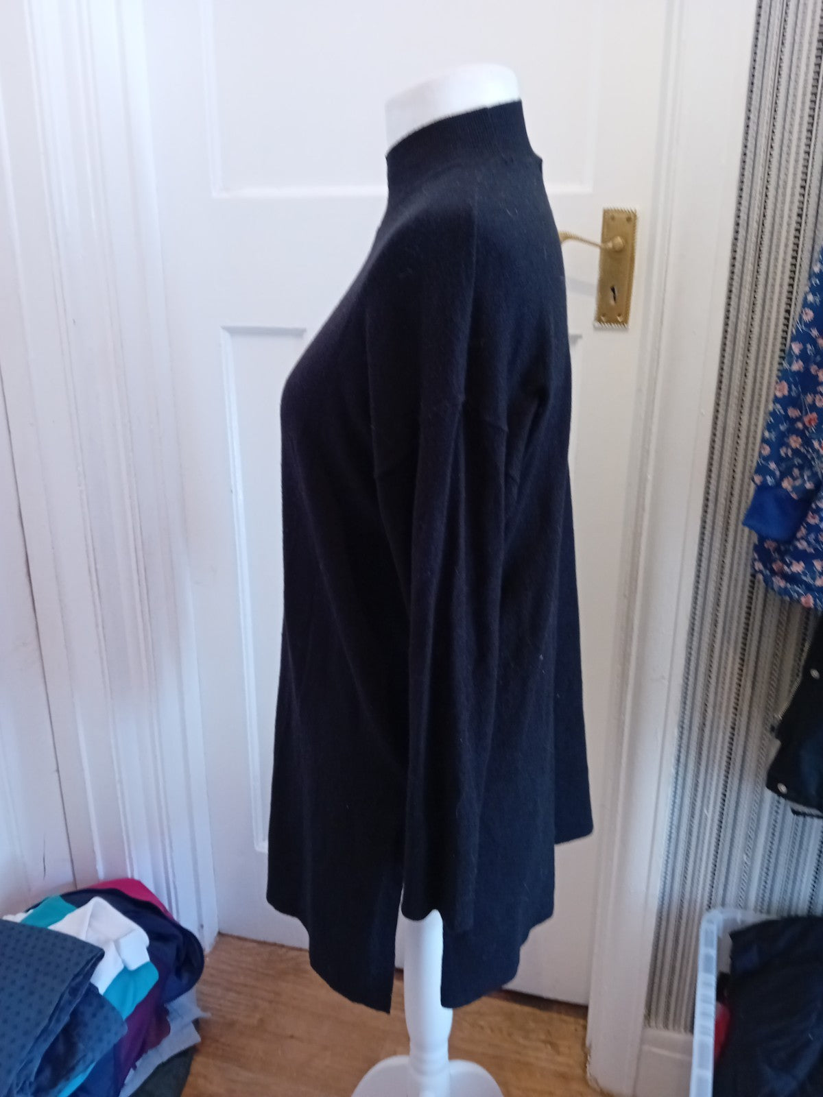 Tu 12 Black Long Sleeve Jumper Dress