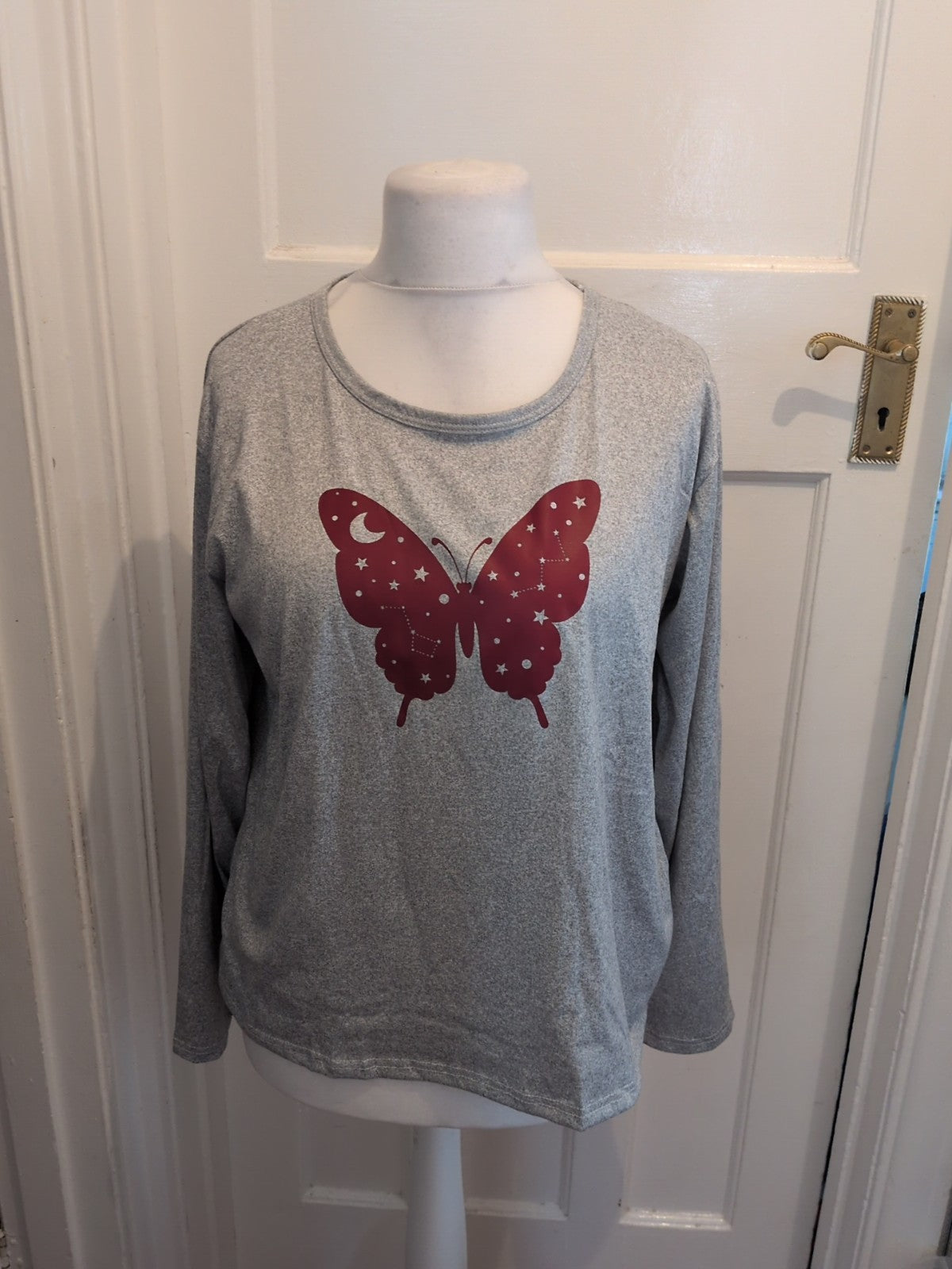 Brand New XL Grey And Purple Pyjama Set