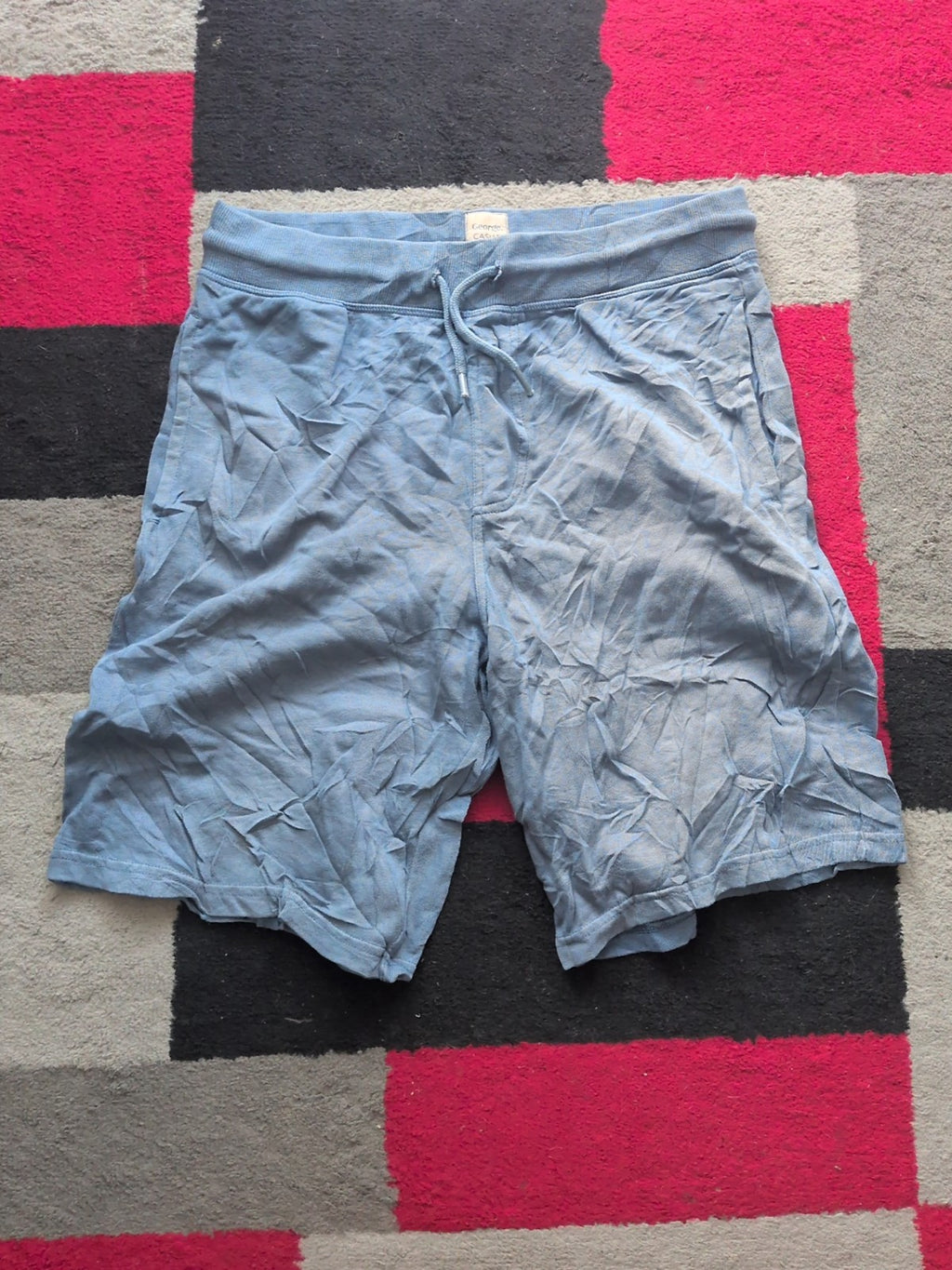 George Small Blue Elasticated Sweat Shorts