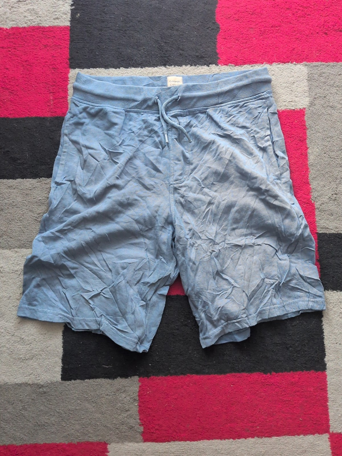 George Small Blue Elasticated Sweat Shorts