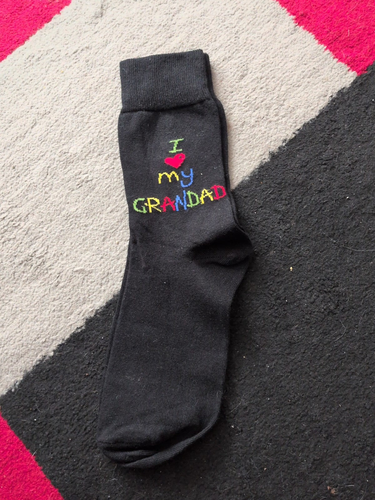 I Love My Grandad Socks