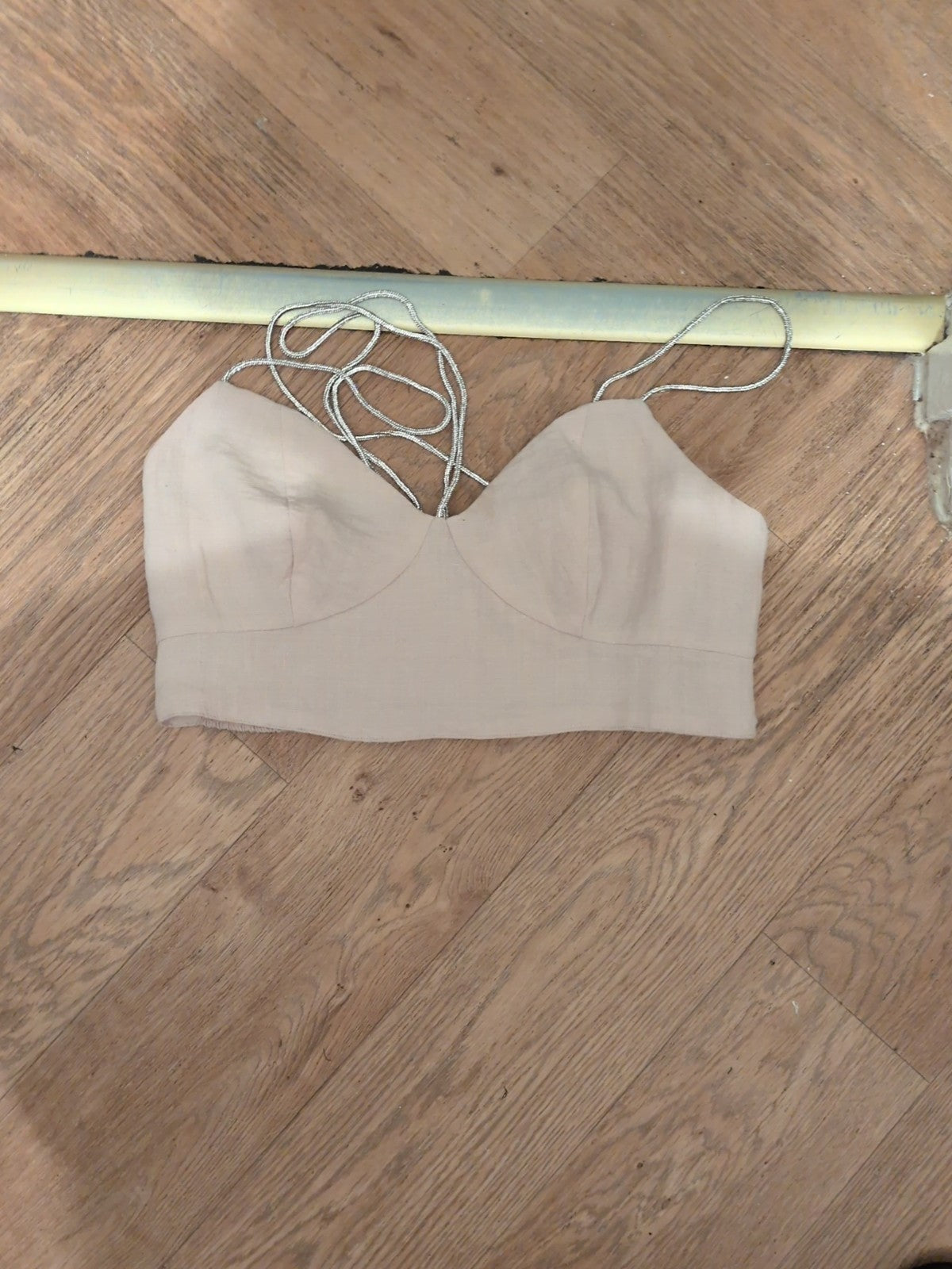 H+M Medium Pale Pink Strappy Boob Tube
