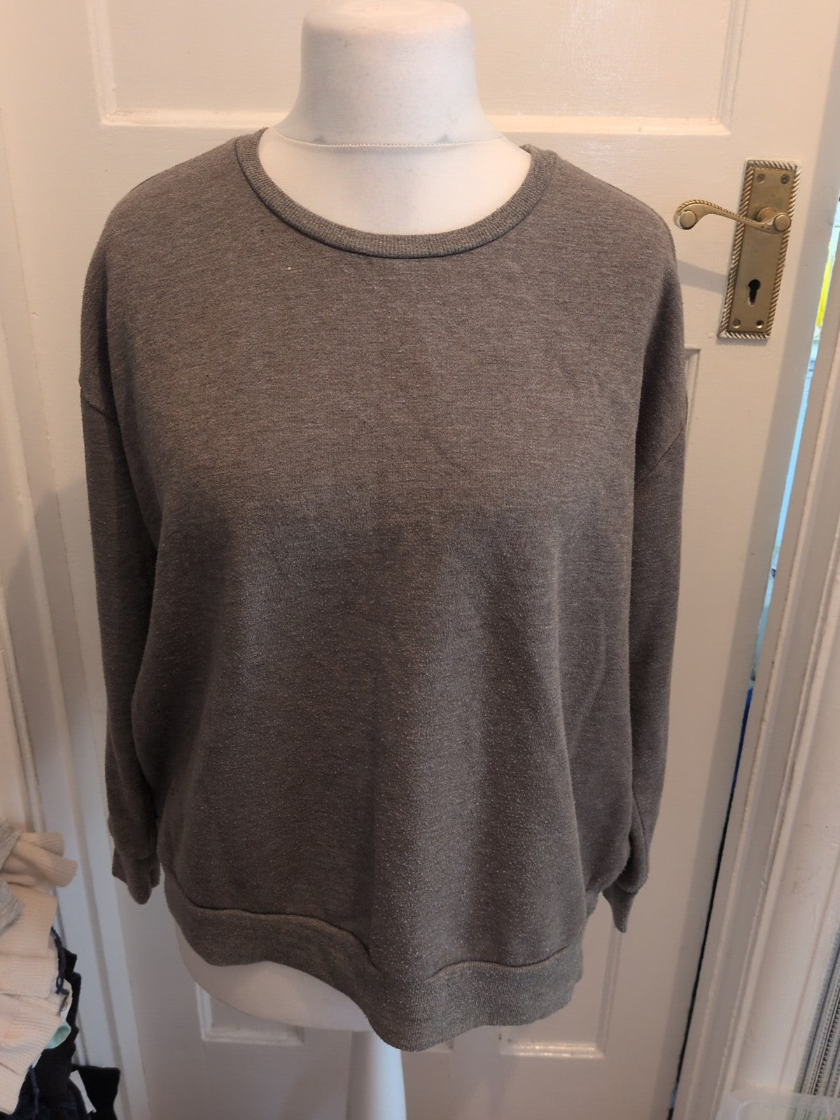 Primark 18 Grey Jumper Pullover Bobbling
