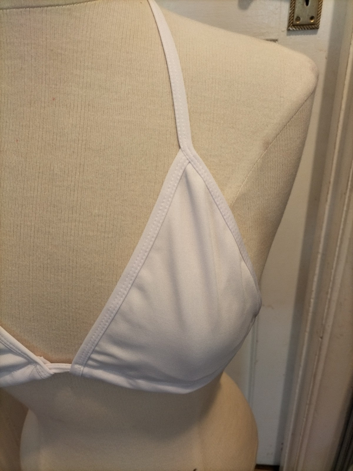 Brand New Torbayclothingco Size Medium White Bikini Set