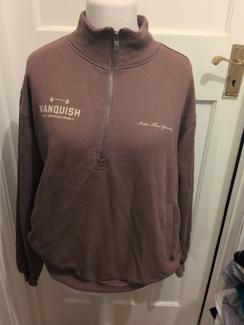 Vanquish Medium Purple Full Zip Jumper
