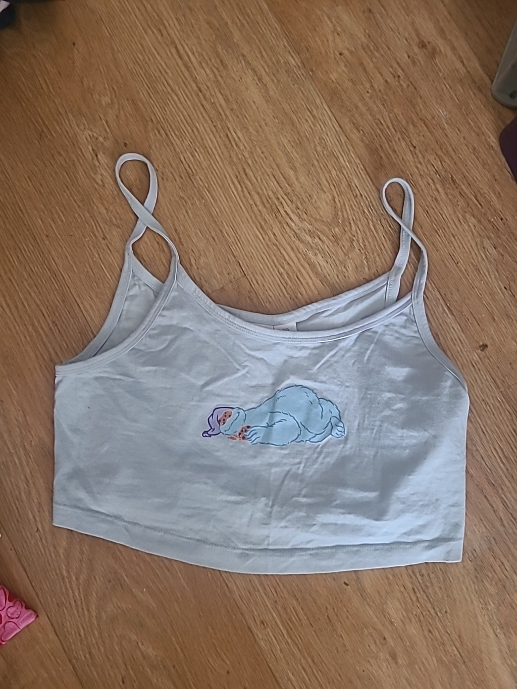 Ladies Seasame Street Size XS Blue Pyjama Top Cami