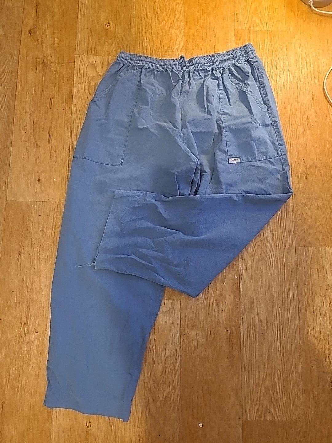 Mens Talla Size 2XL Blue Elasticated Trousers Jogger