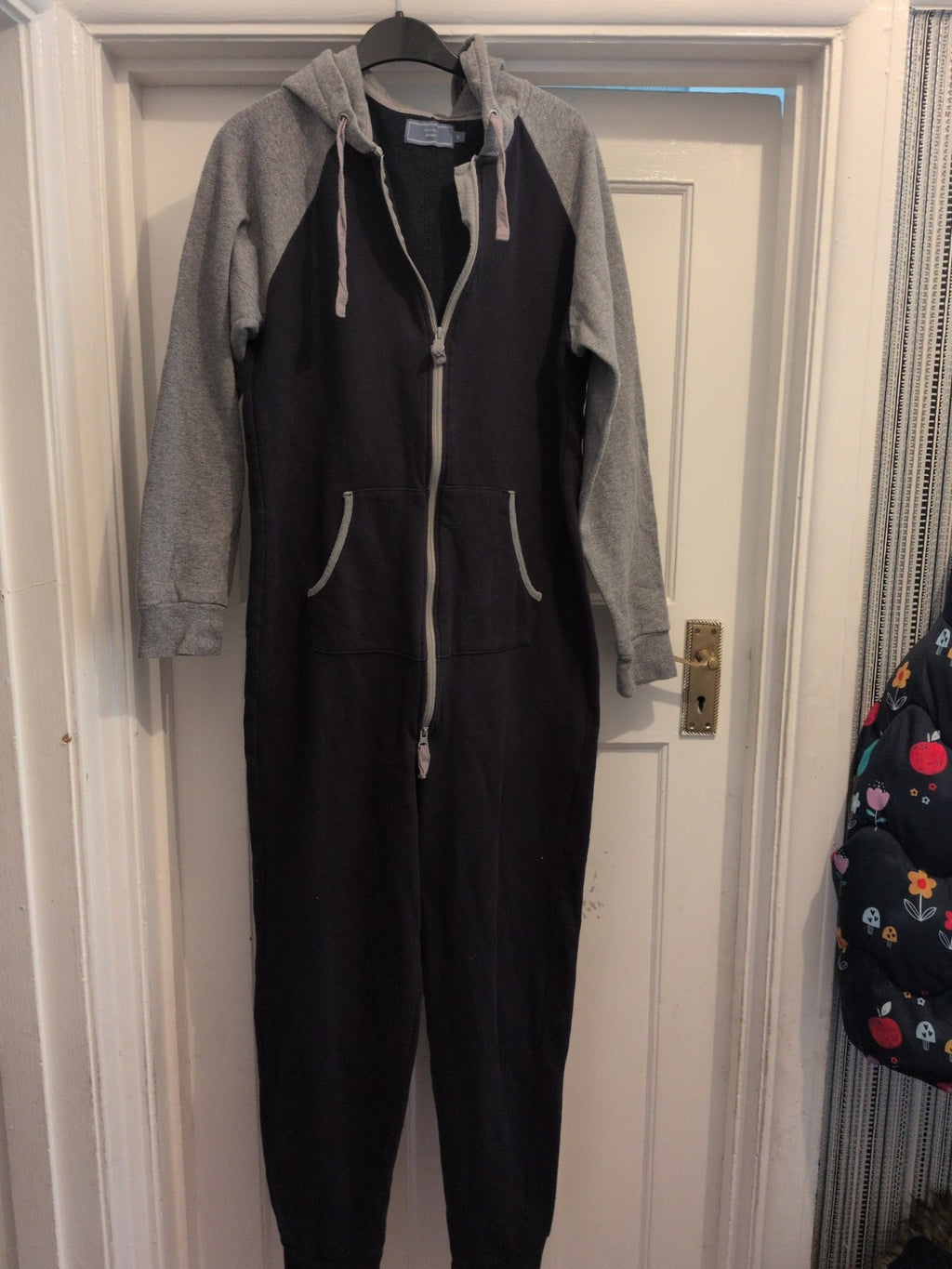 John Lewis Small Navy And Grey All On One Pyjama