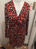 New Look Petite 16 Multicoloured Long Sleeve Dress
