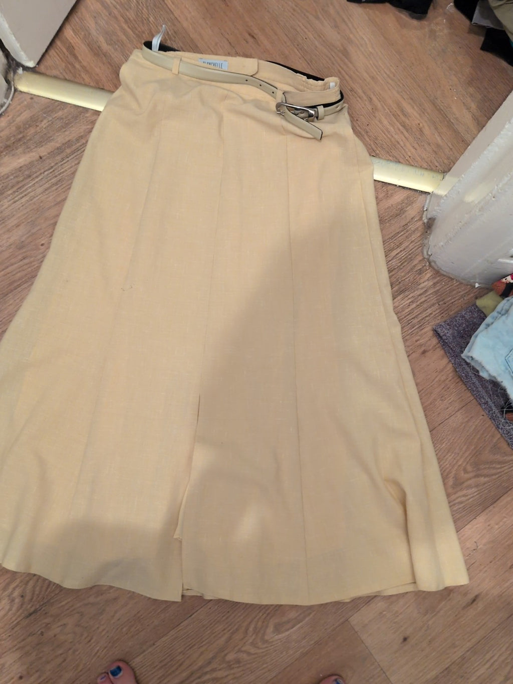 Blanchelle 12 Yellow Long Length Skirt Flare
