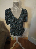 Ladies Brave Soul Size Small Multi Crinkle Blouse