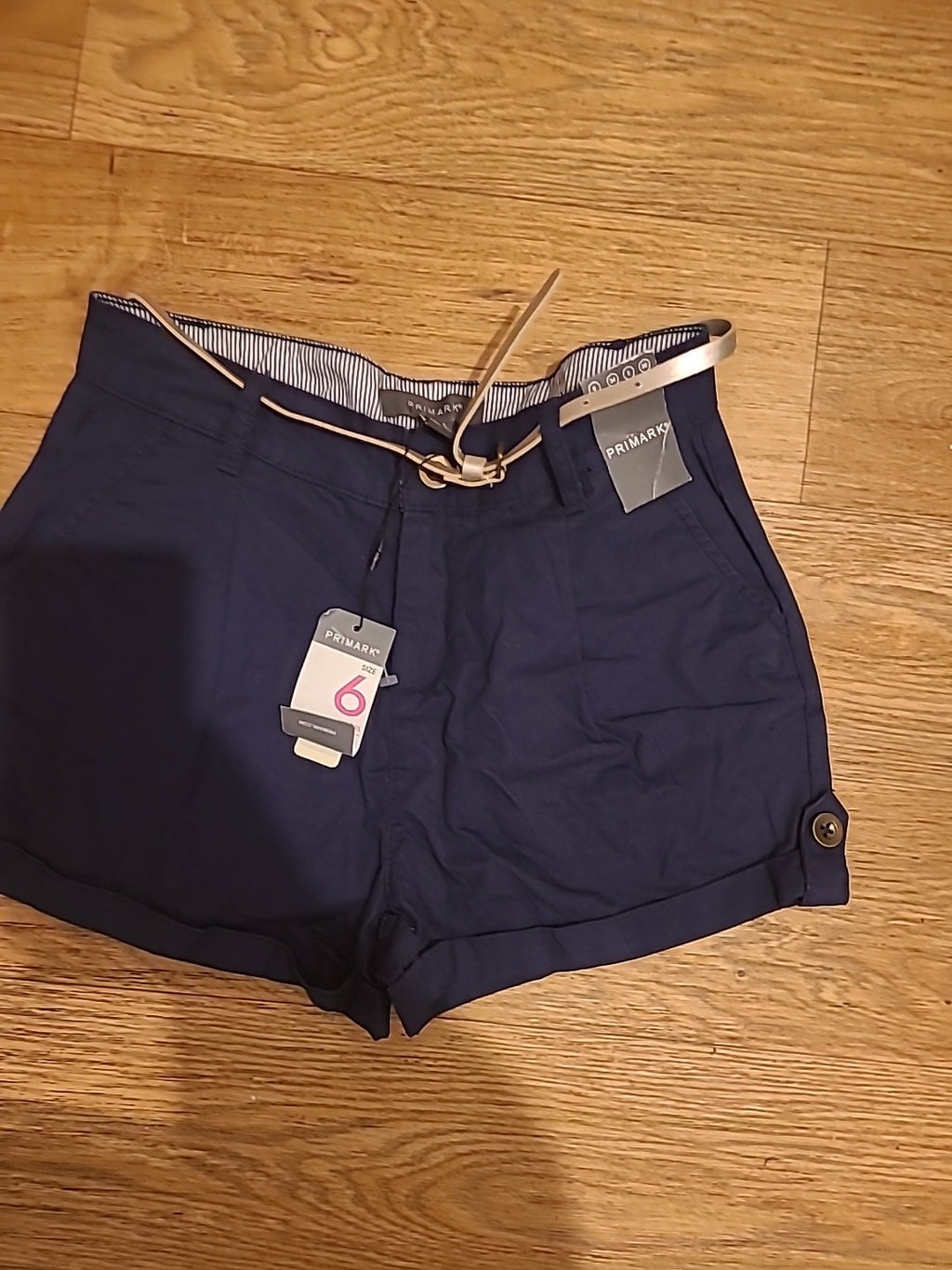 Brand New Ladies Primark Size 6 Navy Shorts