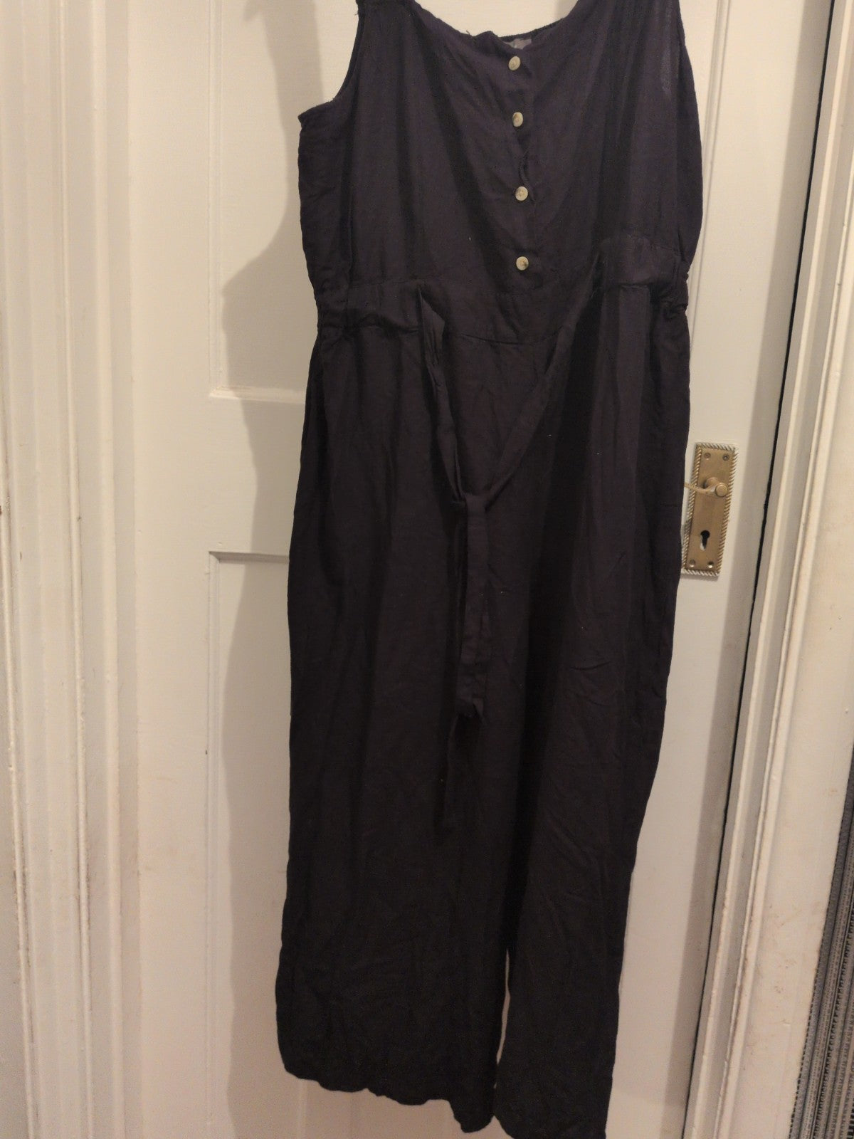 Ladies Primark Size 18 Black Sleeveless Jumpsuit