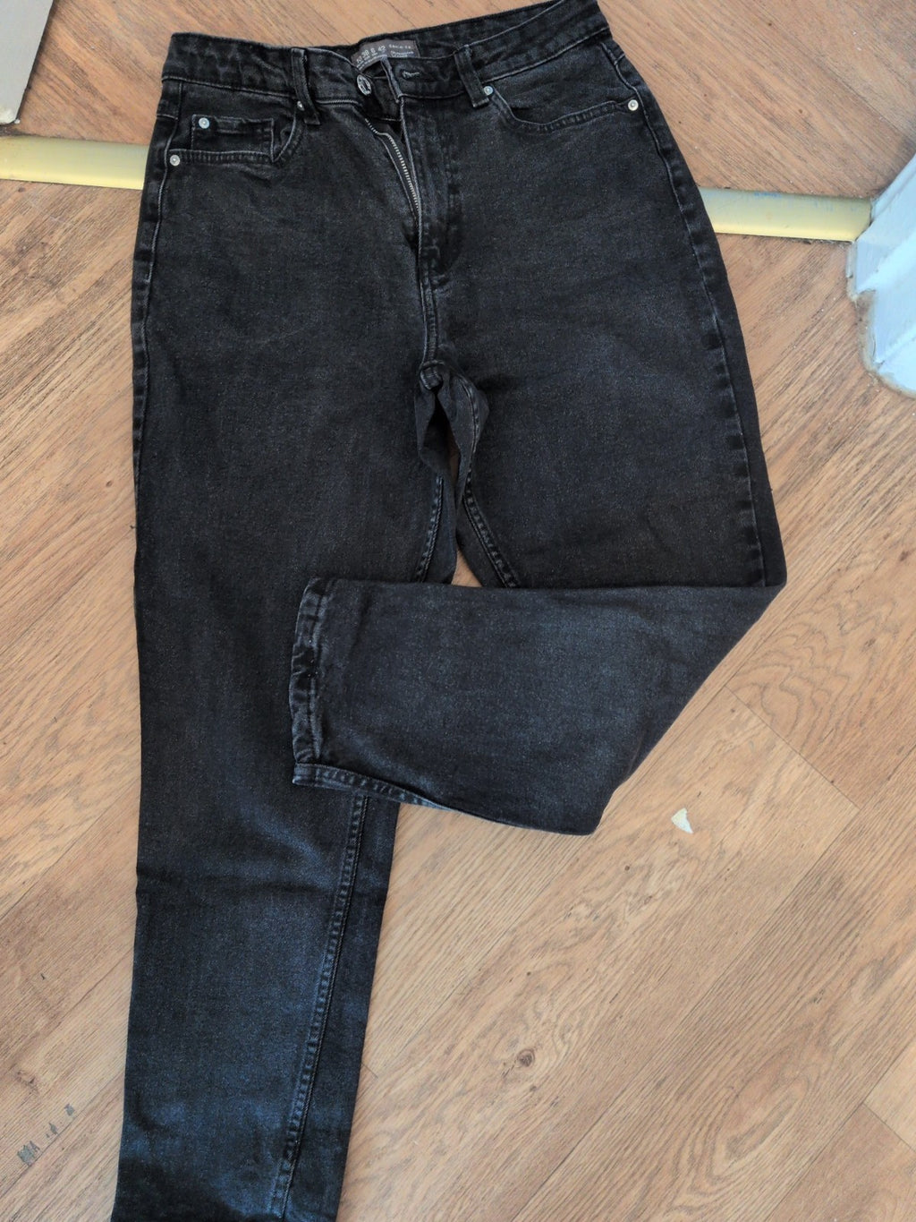 Denim&Co 10 Charcoal Jeans Straight