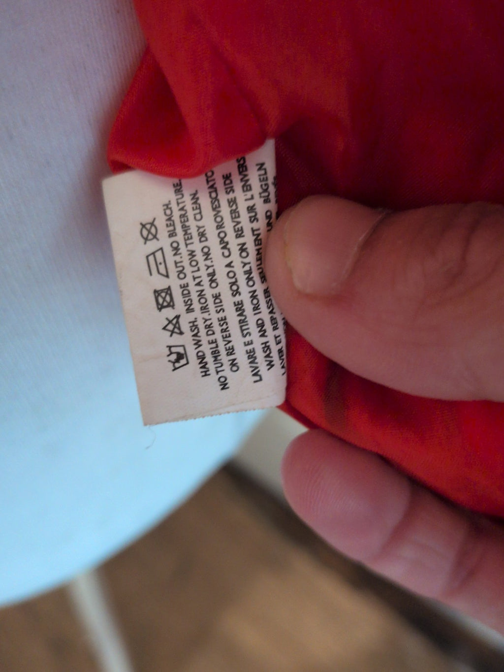 Ladies Gucci Large Blue And Red Rain Coat