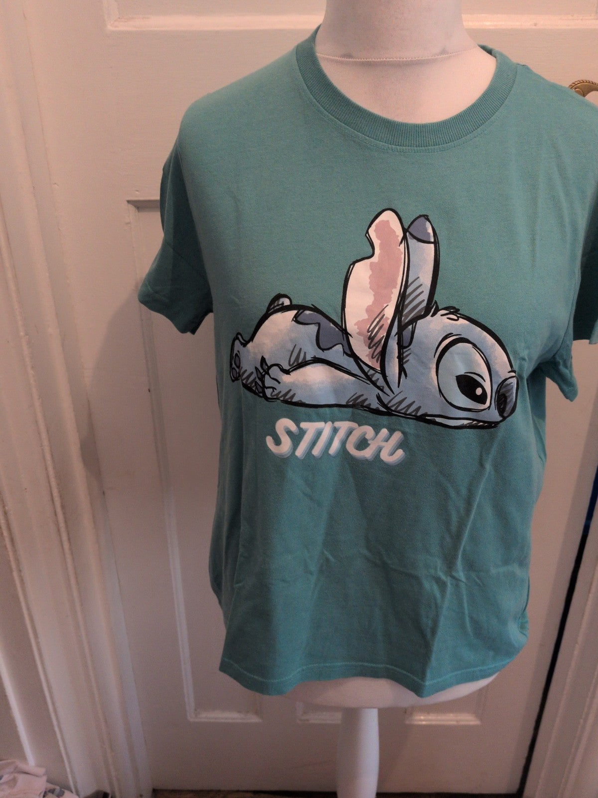 Primark Disney Medium Turquoise Stitch Pyjama Top