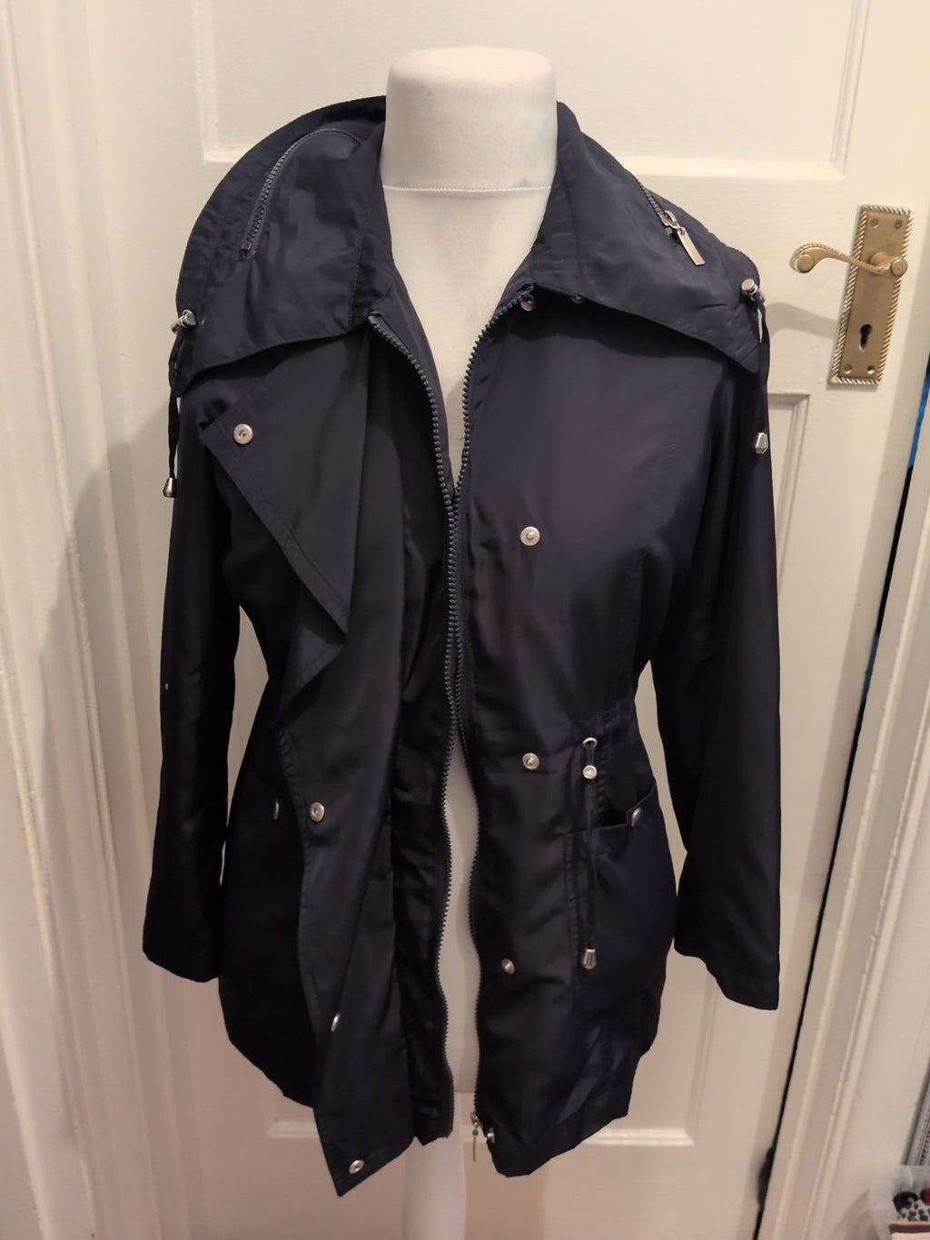 M&Co Petite 10 Navy Coat