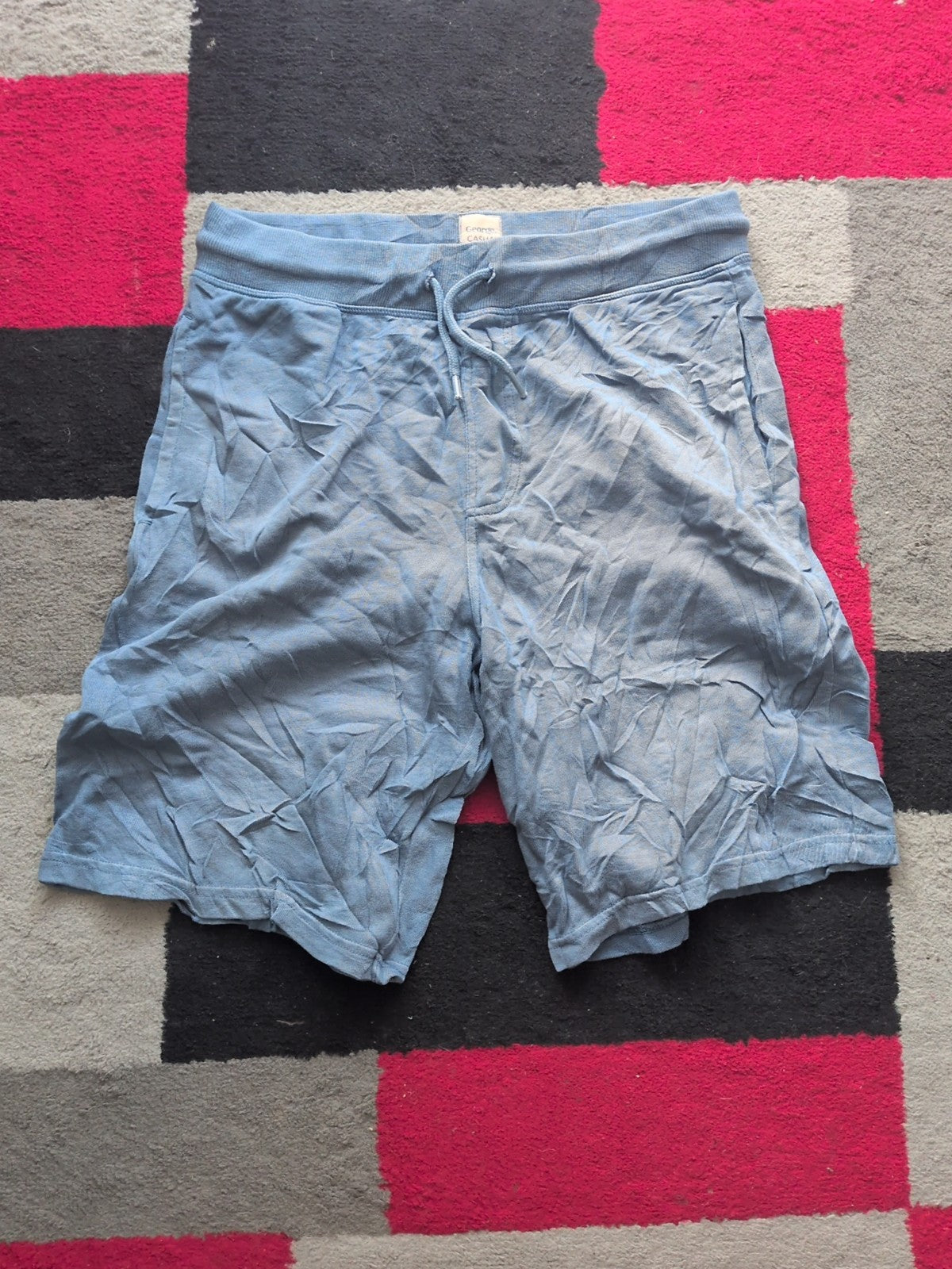 George Small Blue Elasticated Sweat Shorts