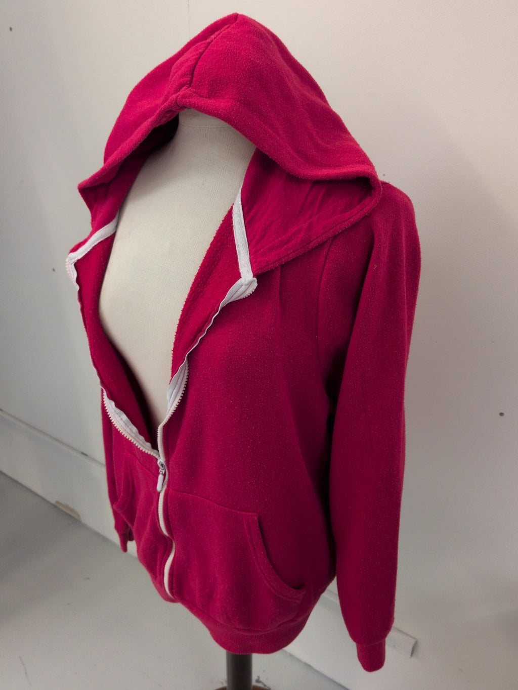 Primark 18 Cerise Full Zip Hoodie