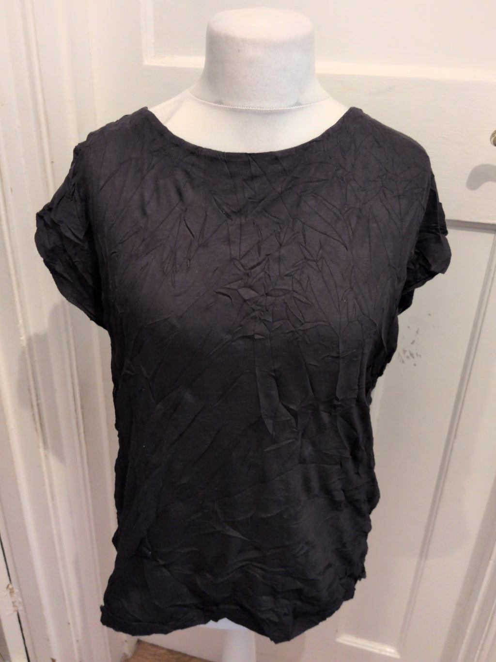 Next 16 Black Cap Sleeve T-shirt