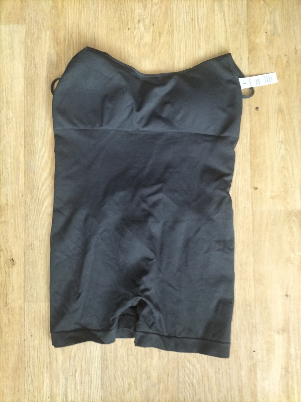 Ladies Size Large Black Padded Sleeveless Bodyshaper
