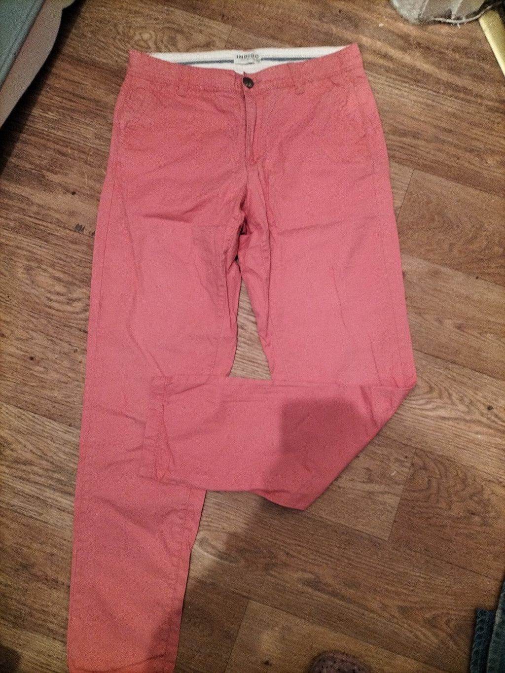 Ladies Indigo Size 8M Mango Coloured Trousers