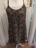 Bonmarche 14 Leopard Print Sleeveless Dress