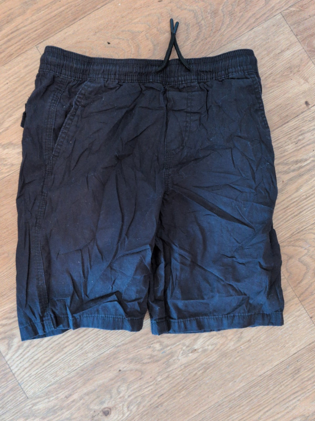 Primark 8-10 Years Black Elasticated Shorts