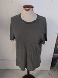 M&S Small Reg Fit Cotton Short Sleeve T-shirt Sage
