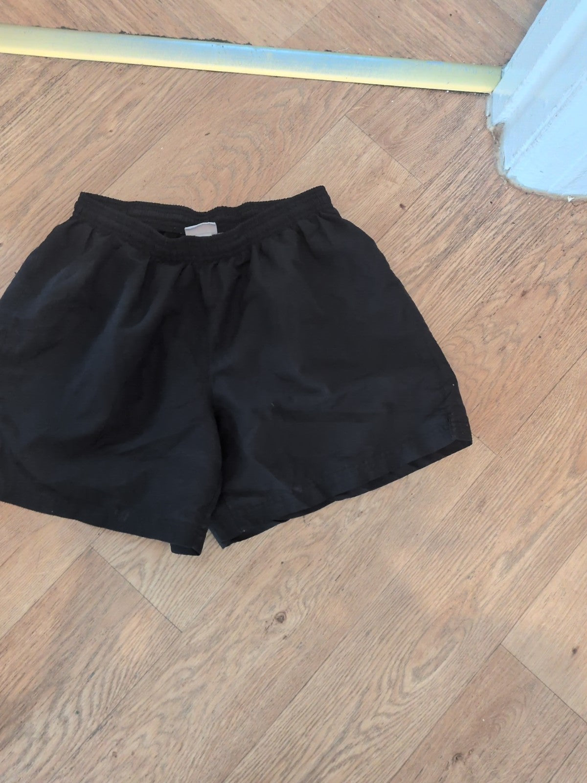Why Large Black Elasticated Shorts