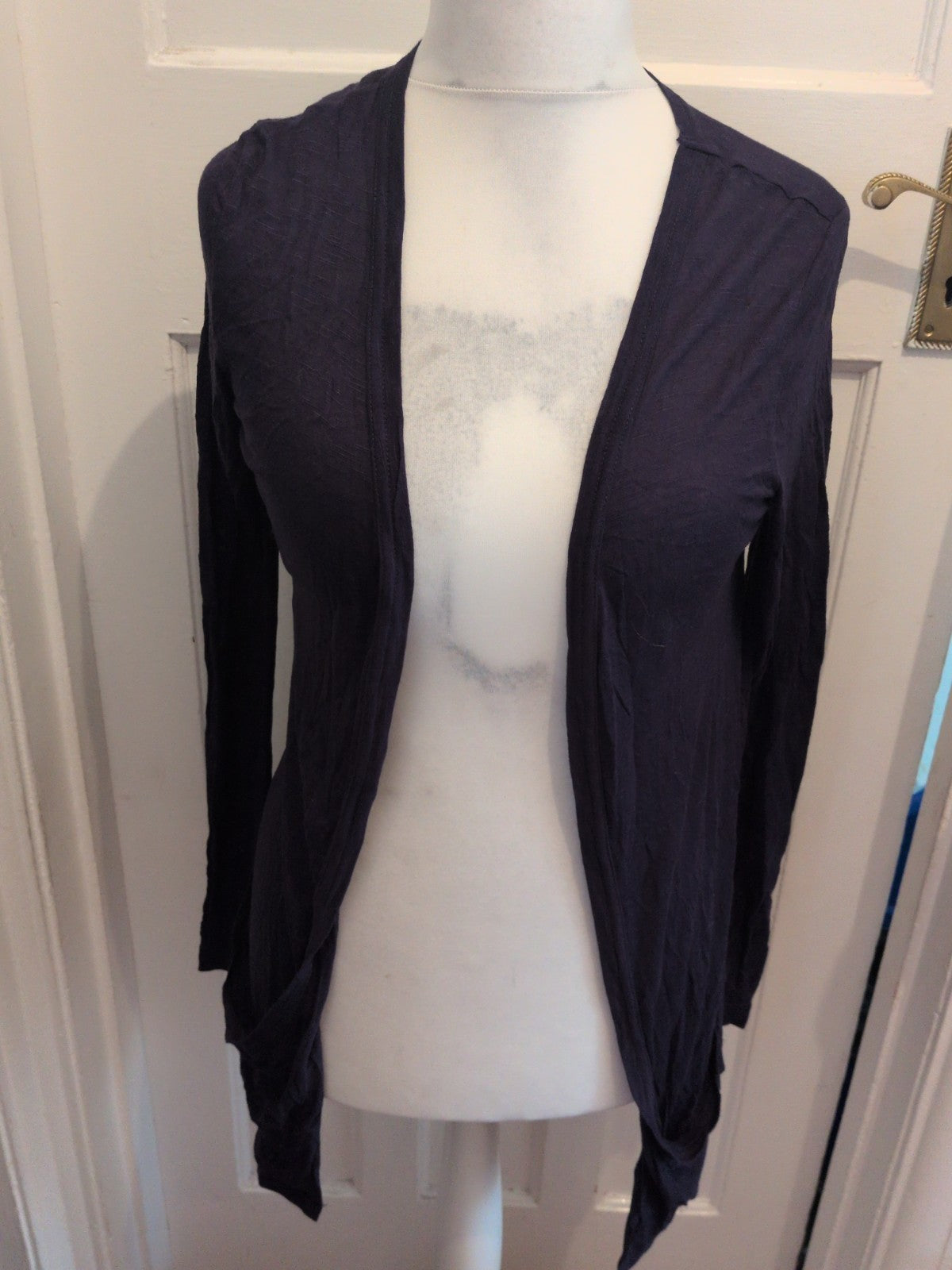 Weekend 10 Navy Open Cardigan Blouse