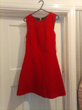 Ladies Zara Size XS Red Lined Sleeveless Dress